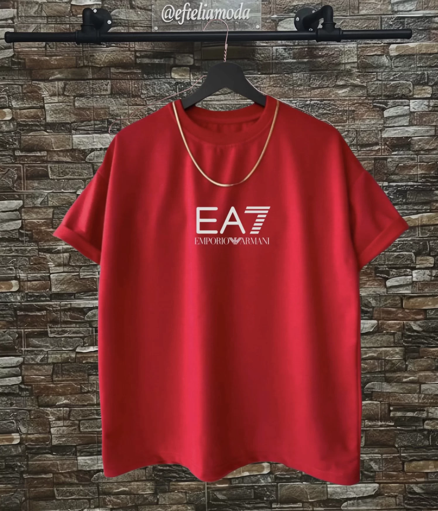 EA7 O YAKA KIRMIZI 