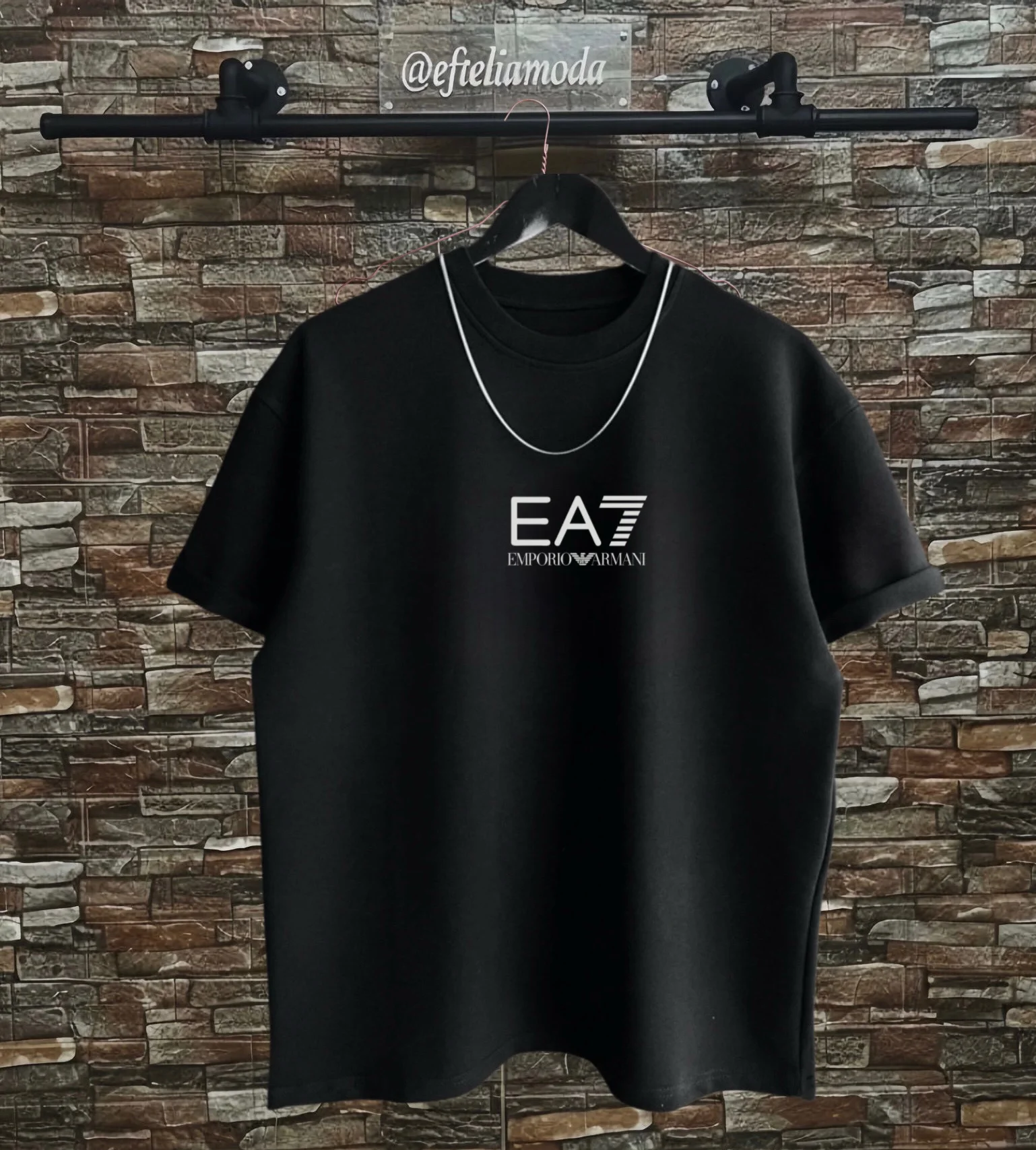 EA7 SİYAH TSHİRT 