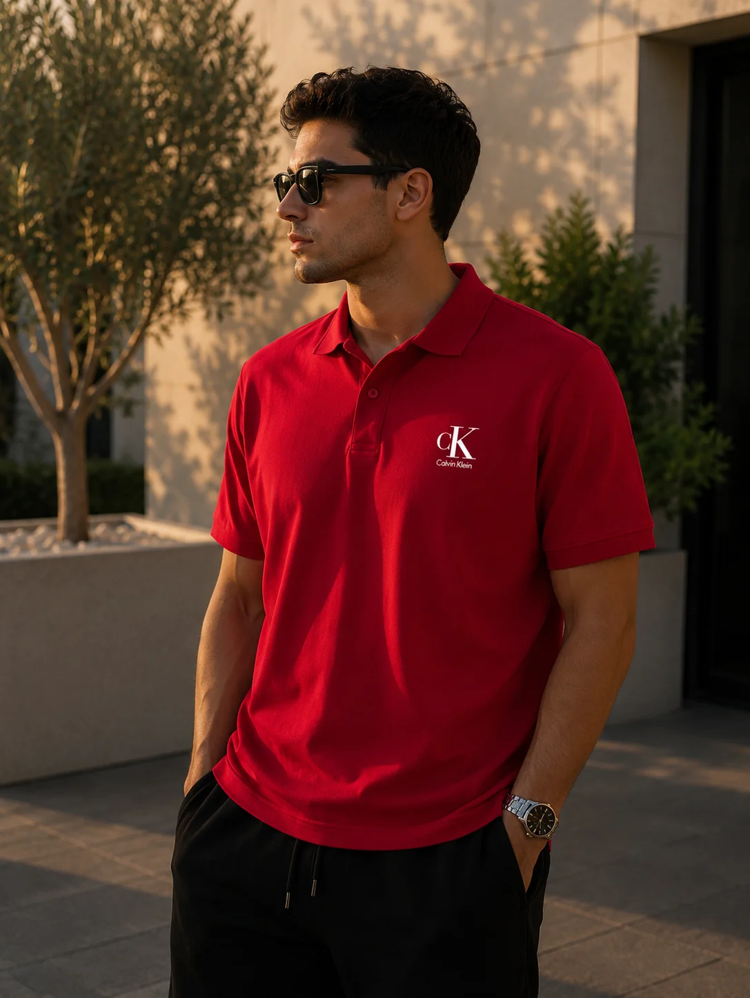 CK POLO KIRMIZI 